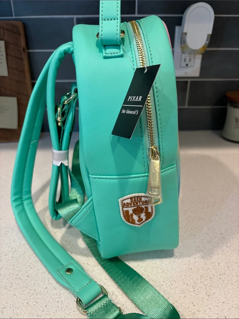 Pixar Up Fishing Adventure Backpack and Card Holder Set - Her Universe NWT